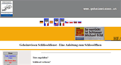 Desktop Screenshot of geheimwissen.at