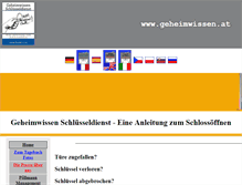 Tablet Screenshot of geheimwissen.at